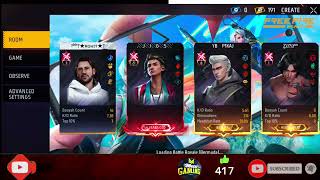 FREE FIRE LIVE CUSTOM ROOM | FF LIVE TEAMCODE | FF LIVE