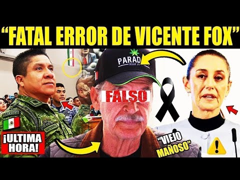 SANTA MADRE! TR4GED1A LE PASÓ A FOX! FGR ENCONTRÓ ALGO TERRIBLEE ¡PRESIDENTAA YA LO BUSCA!