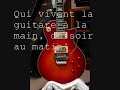Quiz sur la chanson