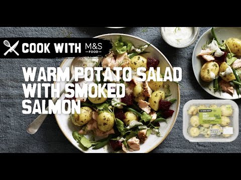 M&S | Cook with M&S... Warm Potato Salad With Smoked Salmon