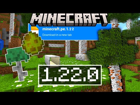 ATUALIZAÇÃO DO MINECRAFT PE 1.22!?  - Minecraft Bedrock Mcpe