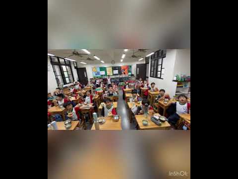 台中市東區成功國小四年三班兒童節午餐 - YouTube