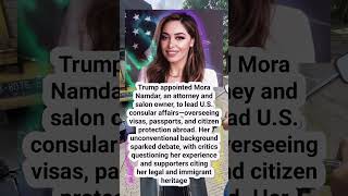 Trump promotes attorney and part-time salon owner to oversee visas for people coming to the US