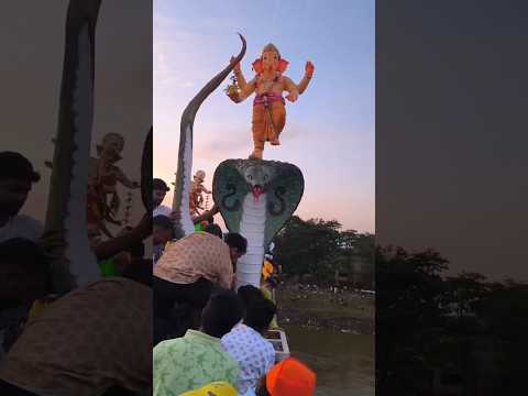ganpati visarjan | Ganesh Visarjan | Ganpati Bappa Morya #shorts #ganpativisarjan #ganpatibappamorya