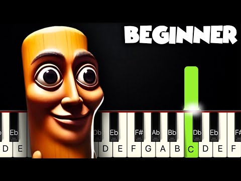 Tung Tung Tung Sahur | BEGINNER PIANO TUTORIAL + SHEET MUSIC by Betacustic