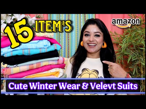 *Huge* Amazon Winter Haul Jeans, Velvet Suit, Pant, Top & Kurti Haul / shopping with Vaishali Mitra