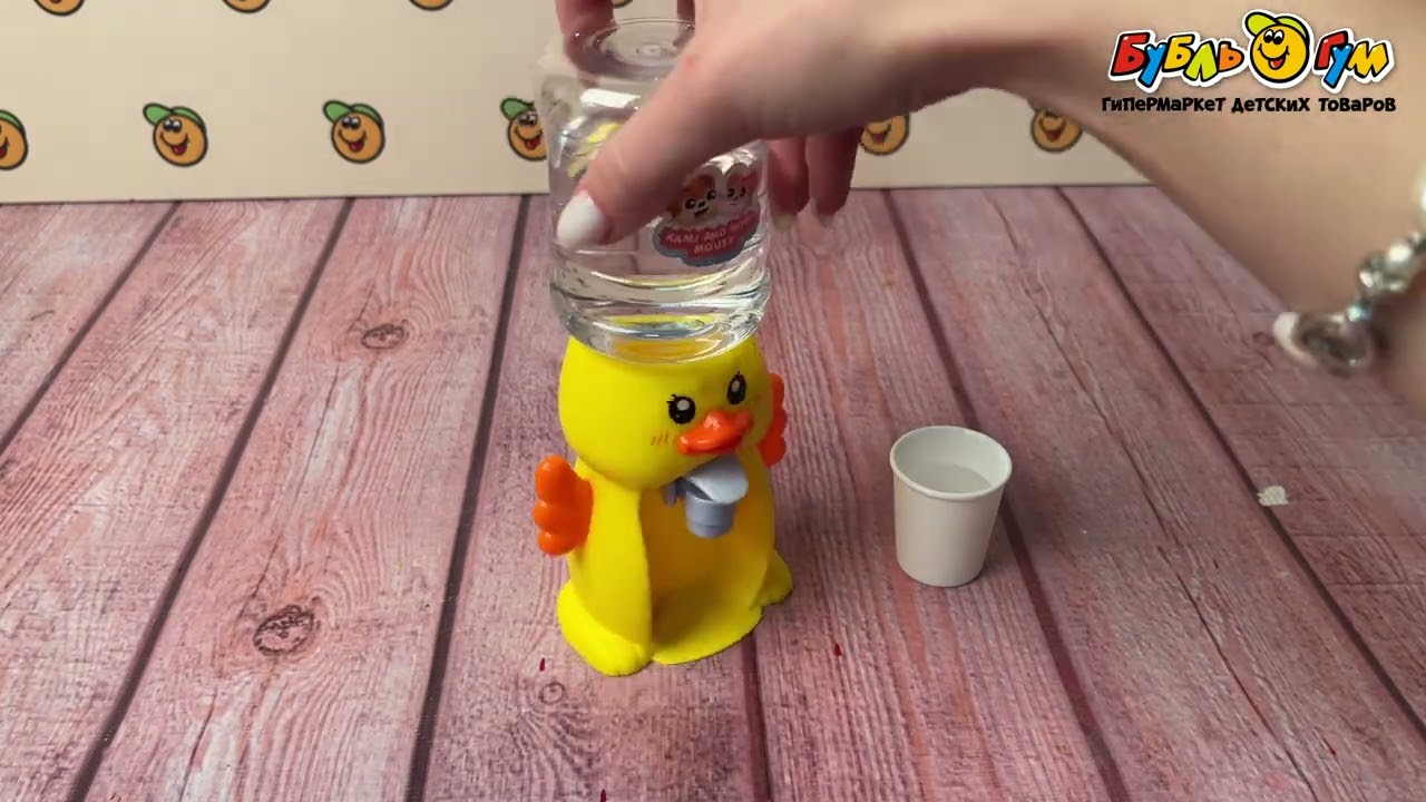 Игрушка-диспенсер Buburu Baby кулер утенок mini с 3лет - видео