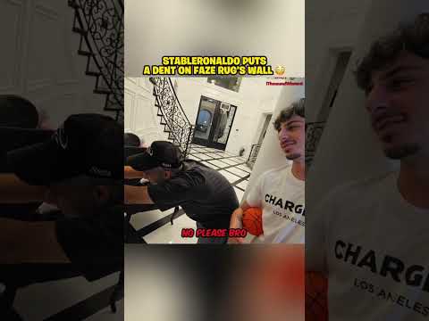 Stable Ronaldo RUINS FaZe Rug's House! 😂