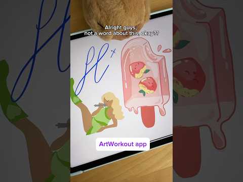 OMG!!1 Drawing with a Seleb!!! 🫨 #art #digitalart #draw #artworkout