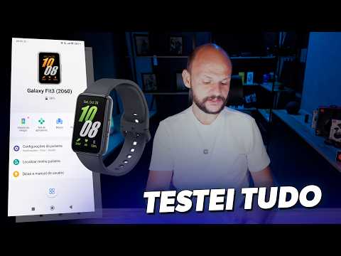 SAMSUNG GALAXY FIT 3 Review - Esta Smartband é boa e vale a pena? Análise / Resenha