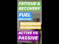 Fatigue Factors in Athletic Performance