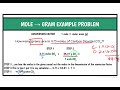 Mole to Gram Conversion Techniques