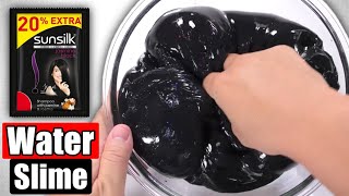 [ASMR] WATER SLIME👅💦🎧 How to make Water Slime with Sunsilk Shampoo without White Glue