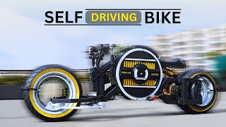 India's First: Driverless Hubless Motorcycle!