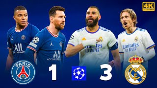 الجنون في ملعب البرنابيو 🤯 ريمونتادا ريال مدريد تحطم باريس بجودة 4K (UHD) 🔥