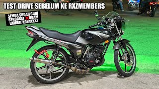 Checking SEBELUM pergi RXZMEMBERS | syokk gak RXZ MASUK sportrim KH100