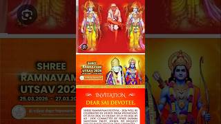 ram navami utsav @shirditvsachin @SaiBabaSong @thesaisharnam @saigeeta9640 #ramnavmi