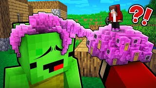 JJ Hide inside Mikey's Brain to Prank in Minecraft! (Maizen)