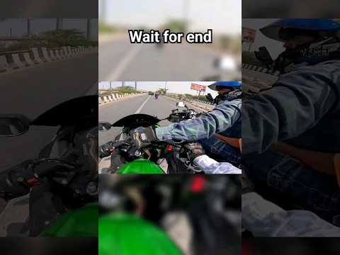 Crash hone se Bach Gaya😢 #ninja300 #shorts #kawasaki #Zx10r #Z900 #Bmw