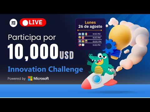 Certificación + 10,000USD en premios con Innovation Challenge