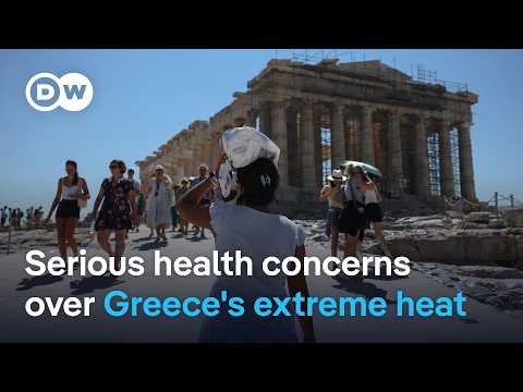 YouTube video thumbnail: Greece: Acropolis and Other Famous Tourist Sites Closed due to Extreme Heat