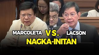 MARCOLETA LACSON NAGKA-INITAN AGAD!
