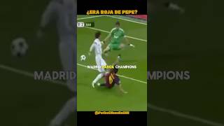 Pique y Casillas🇪🇸Explusion de PEPE en CHAMPIONS vs BARÇA⚽️ #shorts #futbol #barcelona #realmadrid