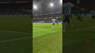 POV: Pitchside for Fiston Mayele's hat-trick