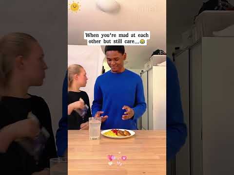 When you are mad at each other but still care #foryou #usa #prank #funny