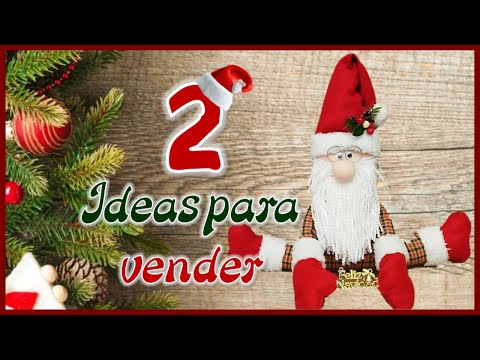 2 LINDAS MANUALIDADES PARA VENDER EN NAVIDAD - Christmas crafts to sell - Adornos de Navidad