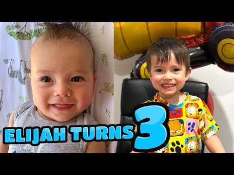 ELIJAH'S THIRD BIRTHDAY. SHORT VIDEO