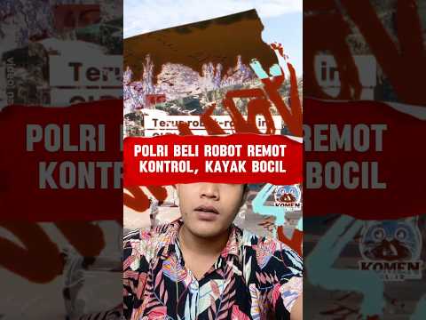 Polri beli robot remot kontrol #dialectique #dialektika #prabowo #gibran #polri #polisi