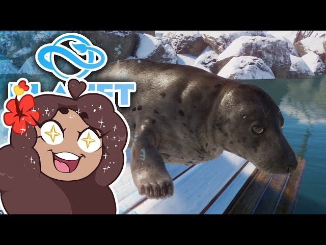 Diving Into the ICY WATERS of ICE-ICE OUTPOST!! ? Planet Zoo: Ice Ice Outpost 3 • #1