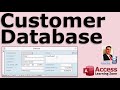 Microsoft Access Customer Database (CRM) MS Access Customer Template - Free Download