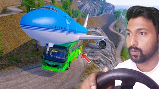 Dangerous Road heavy load bus driving in Ets2 Gameplay Tamil On VTG 