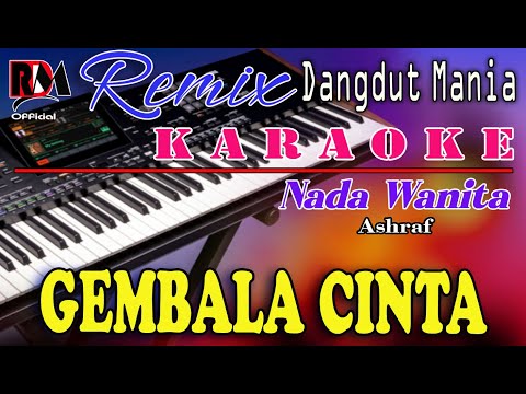 Gembala Cinta - Karaoke (Nada Wanita) Ashraf - Dj Mix Dut Orgen Tunggal RDM Official