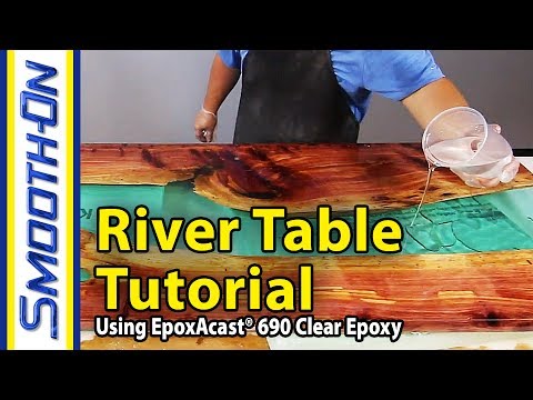 How To Make a River Table Using Clear Epoxy Casting Resin and Reclaimed Cedar Wood