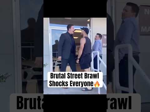 Crazy Street Fight Ends in Chaos. #kravmaga #martialarts #mma #fight #fighter #streetfighter #fyp
