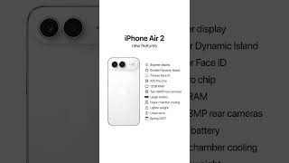 iPhone Air 2 New Features