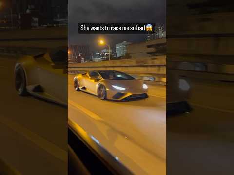 She thinks she's fast honey The GT500 is faster ￼☠️☠️😳 #gt500 #huracan