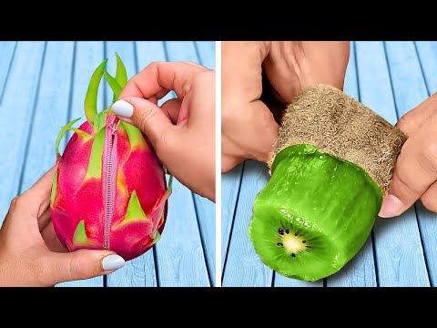 Maneiras rápidas e fáceis de descascar e cortar frutas e legumes