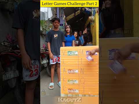 Letter Games Challenge Part 2 #lettergame #challenge #shortsvideo