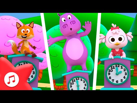 Hickory dickory dock de Animales 🕰️ Canciones para niños | Canciones del Zoo