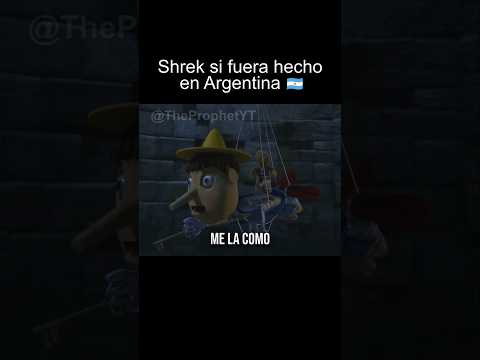 Doblaje Argento - SHREK #shrek #pinocho #argentina