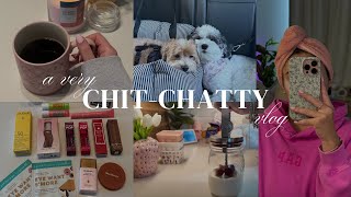 CHIT CHATTY VLOG | pr unboxing, making homemade butter, creating my own sweatshirts🤭