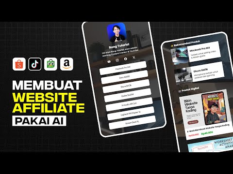 Membuat Website Affiliate pakai AI - Afiliasi Tiktok, Shopee, Tokopedia 🛒