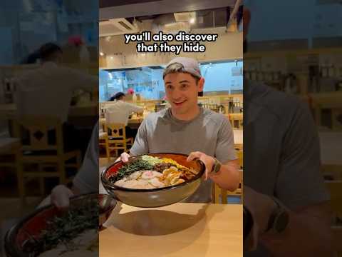 I tried eating 10 pounds of noodles in Japan...