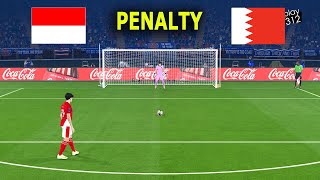 INDONESIA vs BAHRAIN - PENALTIES - FINAL  | FIFA World Cup 2026 USA | All Goals | PES Gameplay