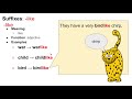 Transforming Nouns into Adjectives with Suffixes
