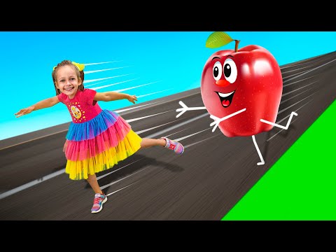 मजेदार भोजन - माया और मरियम वाले बच्चों के लिए गीत